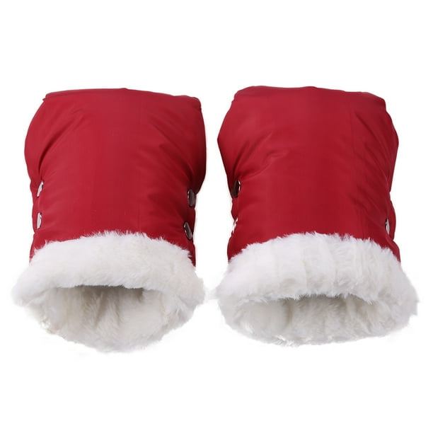 Winter Warm Stroller Gloves Waterproof Fleece Hand Muff Pram Accessories